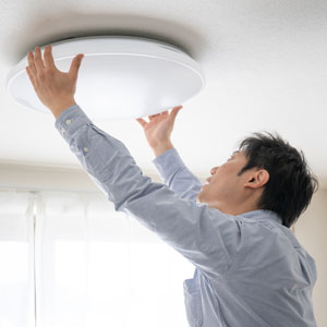 丸い形シーリングライト