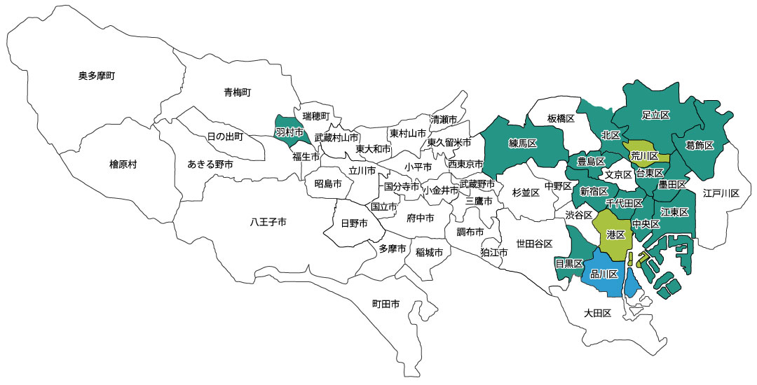 東京都地図 ESCO