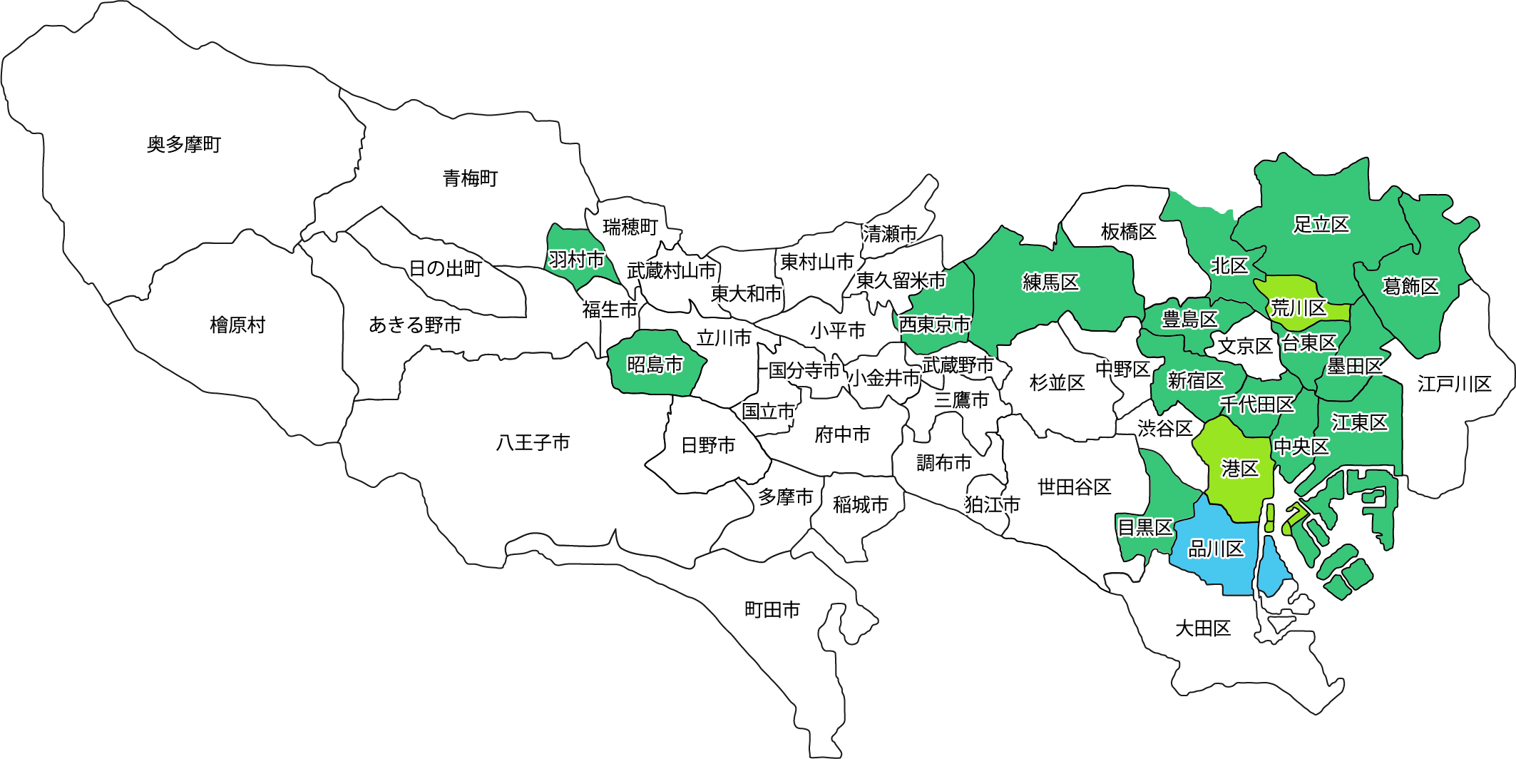 東京都地図　ESCO