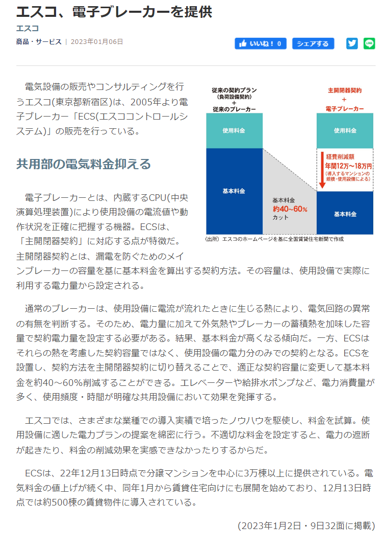 全国賃貸情報新聞のデジタル版の記事内容